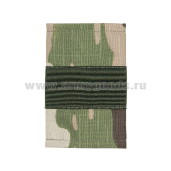 Ф/пог. "мультикам" (ткань "rip-stop") с нашит. текстильным галуном оливковым (ст. сержант)