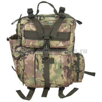 Рюкзак Кадет "мультикам" (ширина - 27 см, глубина - 10 см, высота - 36 см)