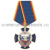 Медаль 90 лет милиции России 1917-2007 (син. крест с накл., заливка смолой)