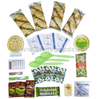 Сухпаек Армейские будни Офицерский (РПС-У) срок годности до 05.2026