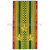 Пол-це махровое Настоящий полковник (зелено-желто-красное) 75х150 см