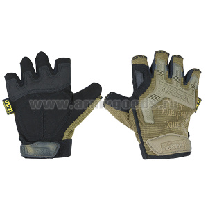 Перчатки с обр/пал тактические Mechanix Wear M-Pact с накладками из термопластичной резины Песочные