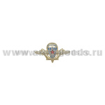 Значок мет. 85 лет ВДВ (эмблема со звездой) (высота 15 мм)