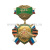 Медаль ДМБ 2016 (зел.) с накл. орлом РА