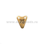 Подвеска мет. "75-90" к значку инстр.-парашютист