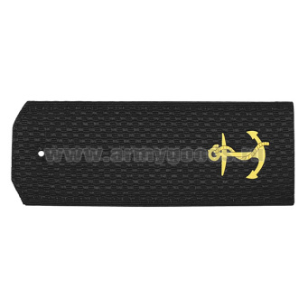 Погоны черн. (якорь) на пластике