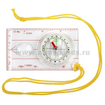 Компас жидк. с линейкой (10 см) и малой лупой, на шнурке (разновидности по наличию)