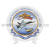 Тарелка сувенирная Авиация ВМФ России С нами Бог и Андр. флаг (в комплекте с настольной подставкой) d=10 см
