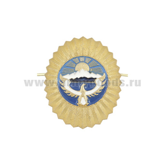 Кокарда мет. ВС Киргизии мал. зол.