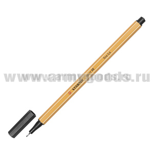 Ручка капиллярная Stabilo/Berlingo (черная)