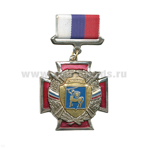 Медаль 106 гв. ВДД (серия ВДВ (красн. крест с венком) (на планке - лента РФ)