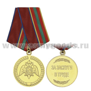 Медаль За заслуги в труде (Федер. служба войск нац. гвардии РФ) 