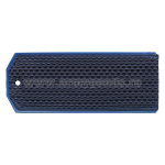 Погоны иссиня-черн. (вас. кант) чист. (ФСБ нов/обр кит.) на пластике