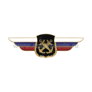 Значок мет. Должностной знак командира дивизии и ей равного соединения (ВМФ) (№61)