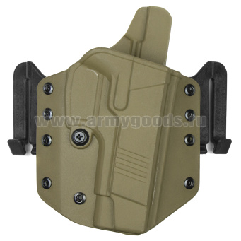 Кобура поясная под пистолет Ярыгина (ПЯ) ударопрочный полиамид (песочная)