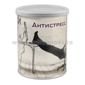 Сувенир Носки Антистресс (носки в банке) цвет черный, разм. 27