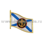 Значок мет. Флажок МП, заливка смолой, на пимсе