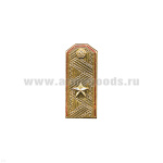 Значок мет. Погончик генерал-майор с красн. кантом на пимсе