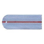 Погоны серо-голубые 1 красн. пр. без канта (Полиция на серо-голубую рубашку) нов/обр 12 см (пластик)