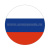 Наклейка круглая (d=10 см) Флаг РФ