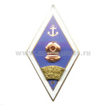Значок мет. 6 ВСОК АСРВМФ (ромб водолазное училище) гор. эм.