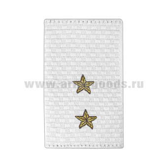 Ф/пог. Полиция белые тканые (прапорщик) приказ № 777 от 17.11.20
