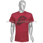 Футболка с надп. и эмблемой Юнармии (красная)