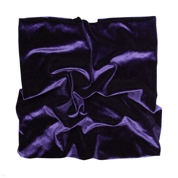 Стрейч-бархат (50х50 см, Корея) темно-синий