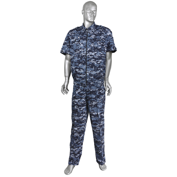 Костюм лет. Р-1 (кор.рук.) на молнии "синяя точка" (рубаш.ткань)