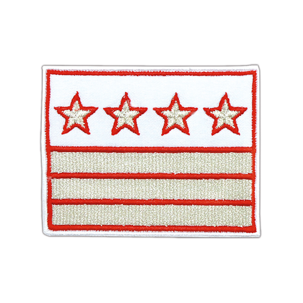 Нагрудный знак вышит. РЖД (белый) 3 галуна 4 звезды (нов/обр)