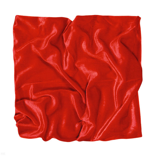 Стрейч-бархат (50х50 см, Корея) красный