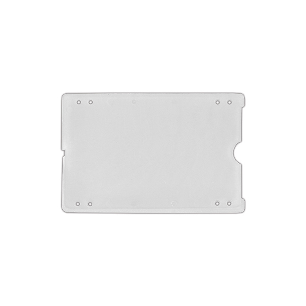 Бирка для противогаза (белая) комплект из двух половинок