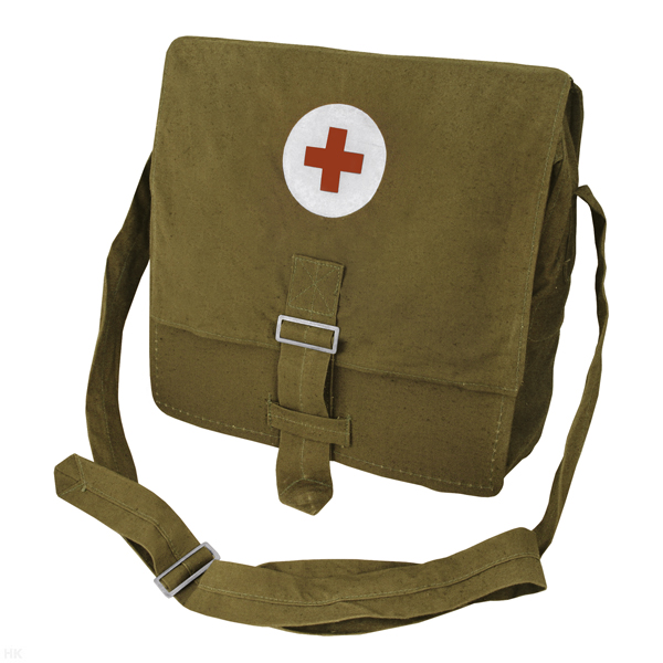 Сумка санитарная ГО (брезент) с хранения ,возможны пятна и надписи