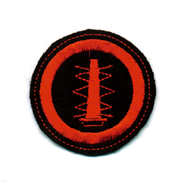 Шеврон вышит. БЧ ВМФ: электрики артиллерийские (вариация)