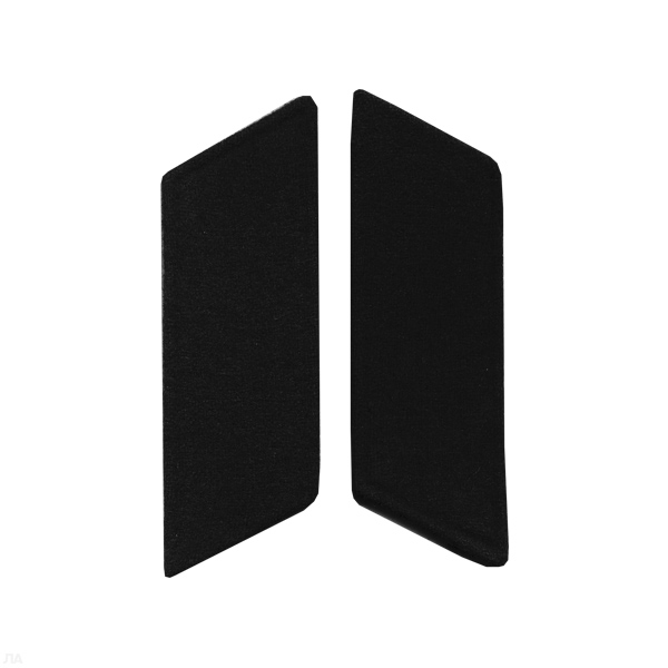 Петлицы на воротник суконные без мет. основы (черные)