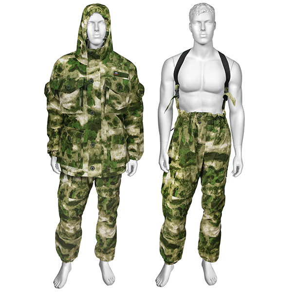 Костюм д/с Горка-8 МОХ (A-TACS FG) ткань Rip-Stop (20% хлопок, 80% полиэстер) утепл. - флис (возможны незначительные конструктивные отличия в зависимости от партии