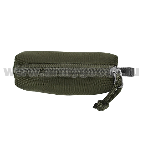 Ключница текстильная оливковая