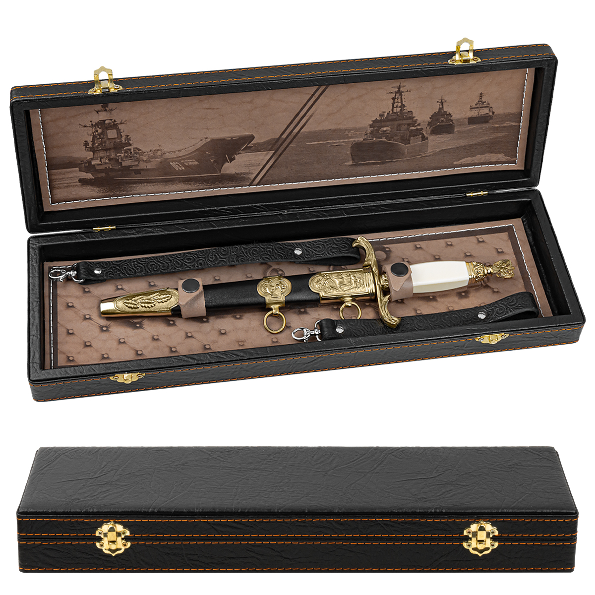 Кортик в шкатулке Адмиральский (сувенирный)