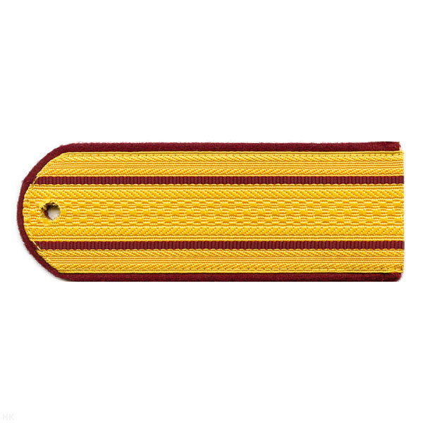 Погоны парад. зол. шелк. 2 крап. пр. (ФСИН)