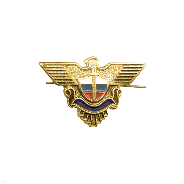 Эмбл. петл. мет. Спецсвязь зол. (правая)