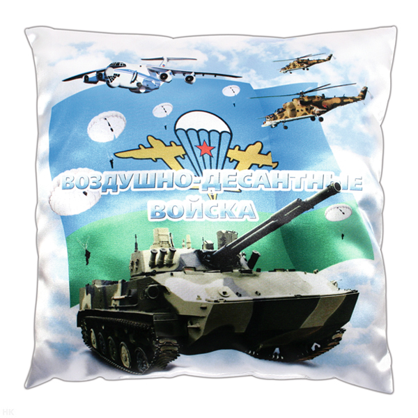 Подушка шелковая (32x32 см) Воздушно-десантные войска