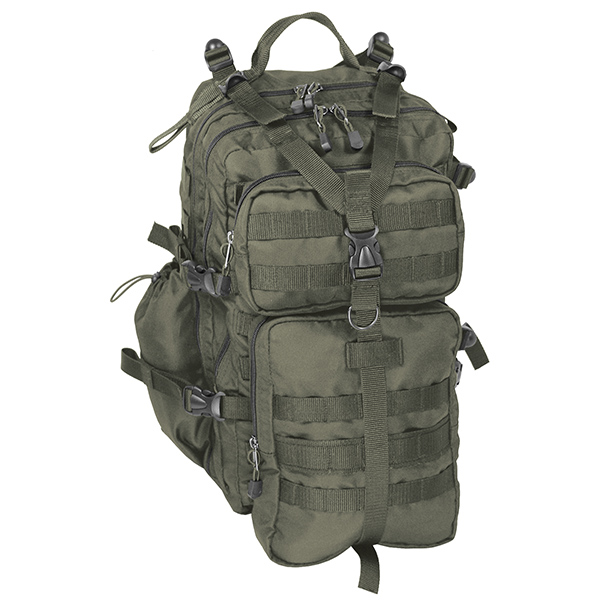 Рюкзак Тактик (30 л, ширина - 29 см, глубина -20 см, высота - 50 см) оливковый с системой крепления "MOLLE"