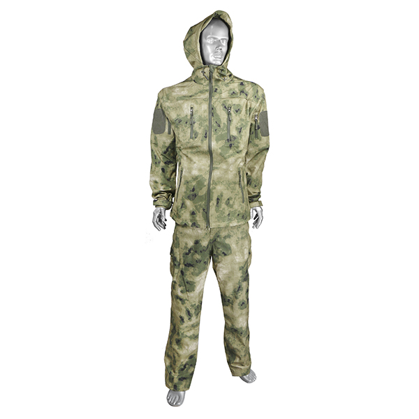 Костюм д/с Софтшелл с флисом "мох" (A-TACS FG) М1/М2 по наличию на складе