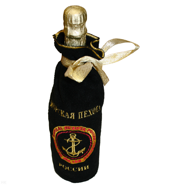 Мешочек под бутылку вышитый Россия МП