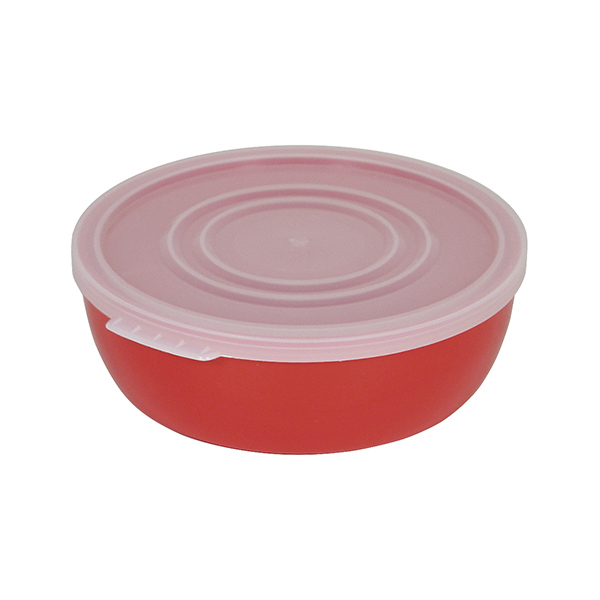 Миска пластиковая с крышкой (1 л)