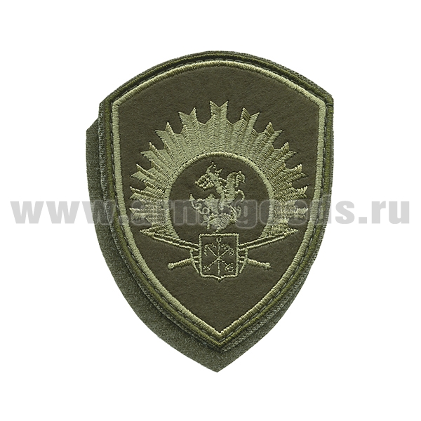 Шеврон вышит. Санкт-Петербургский военный институт войск национальной гвардии РФ (СПВИ ВНГ РФ) полевой на липучке