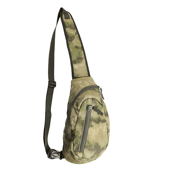 Сумка на грудь ("банан") "мох" (A-TACS FG) (17x9x32 см)