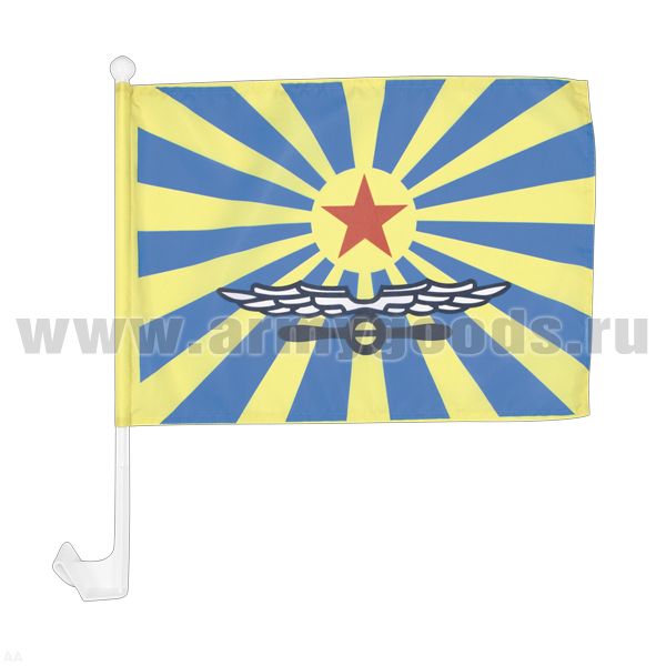 Флажок на автомобильном флагштоке ВВС СССР