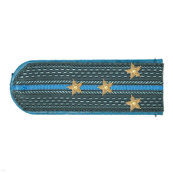 Погоны ФССП серые с голуб. кантом, вышит. канителью (капитан)