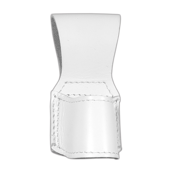 Чехол для дубинки (фонарика) 1/6-1 (кожаный белый)